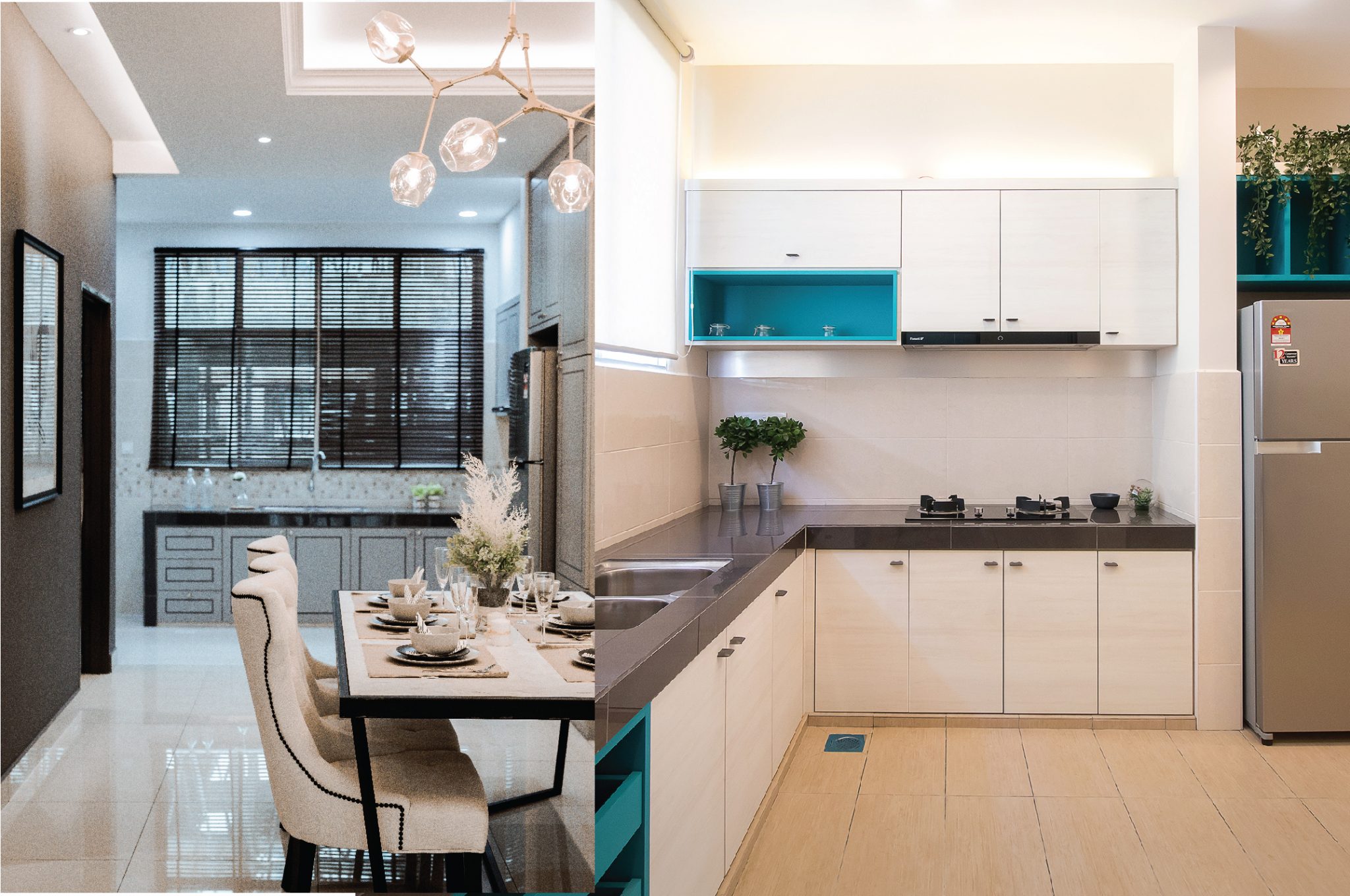 Open Plan vs Separate Kitchen - Kinta Properties